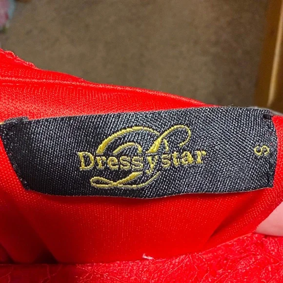 Dressystar Red Lace Formal Maxi Dress - Picture 6 of 6